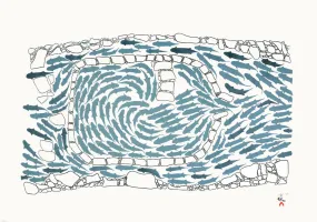 Saputiit (Handmade Fish Weir), by Simeonie Teevee
