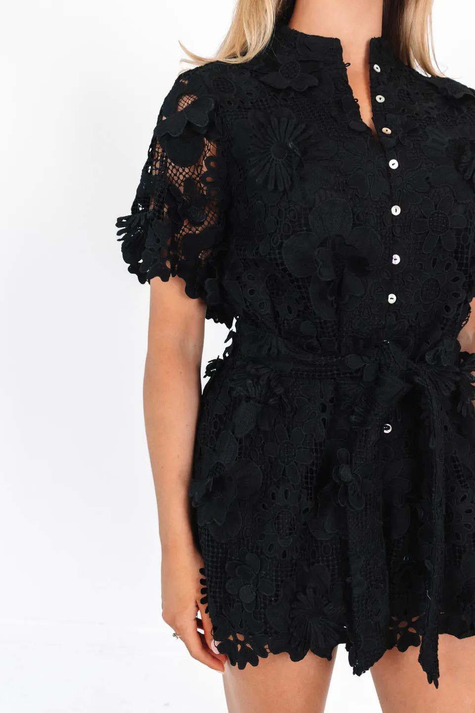 The Cece Romper - Black