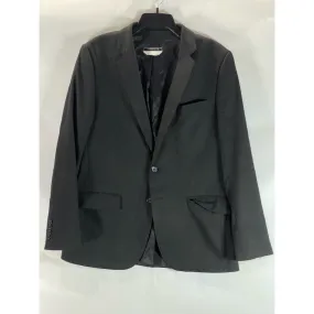 TIFFANY & CO Wardrobe Men's Solid Black Two-Button Blazer SZ 42R
