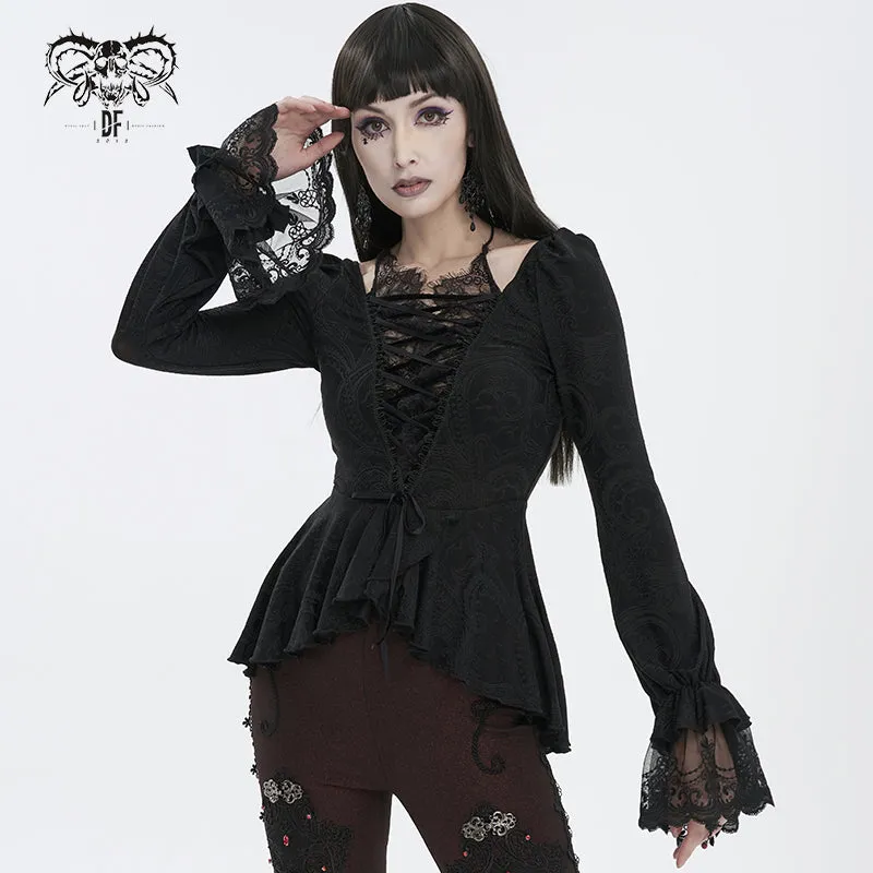 TT235 Gothic daily Long Sleeve Blouse