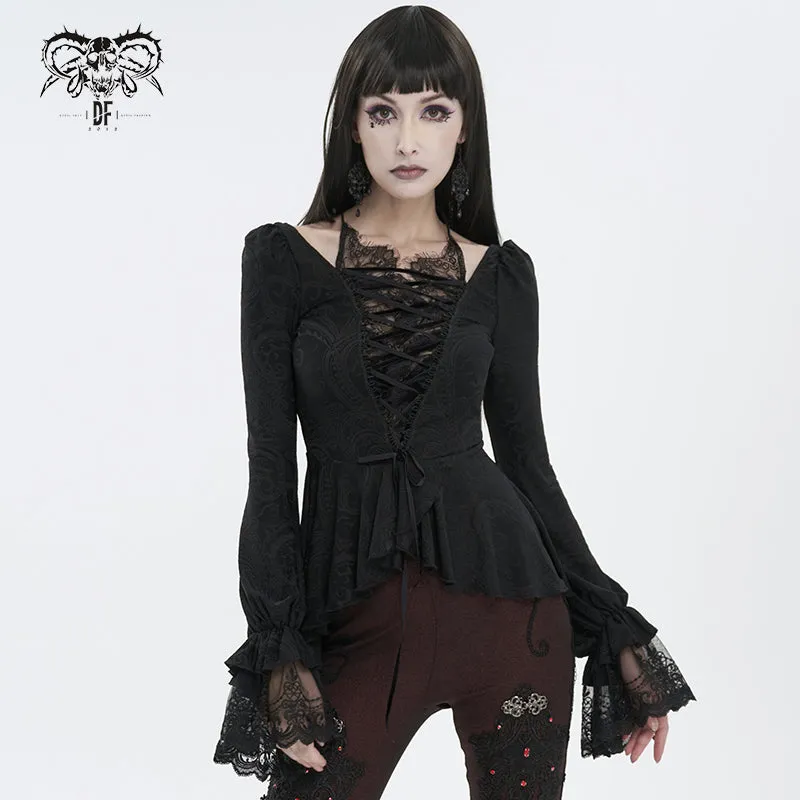TT235 Gothic daily Long Sleeve Blouse