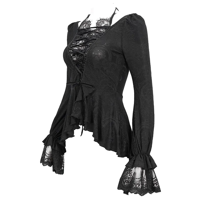 TT235 Gothic daily Long Sleeve Blouse