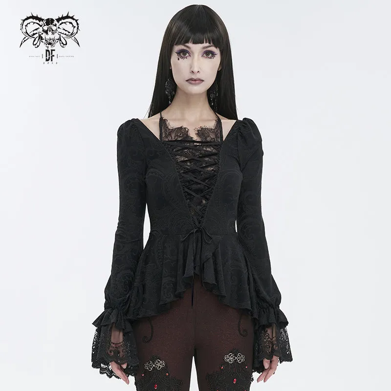 TT235 Gothic daily Long Sleeve Blouse