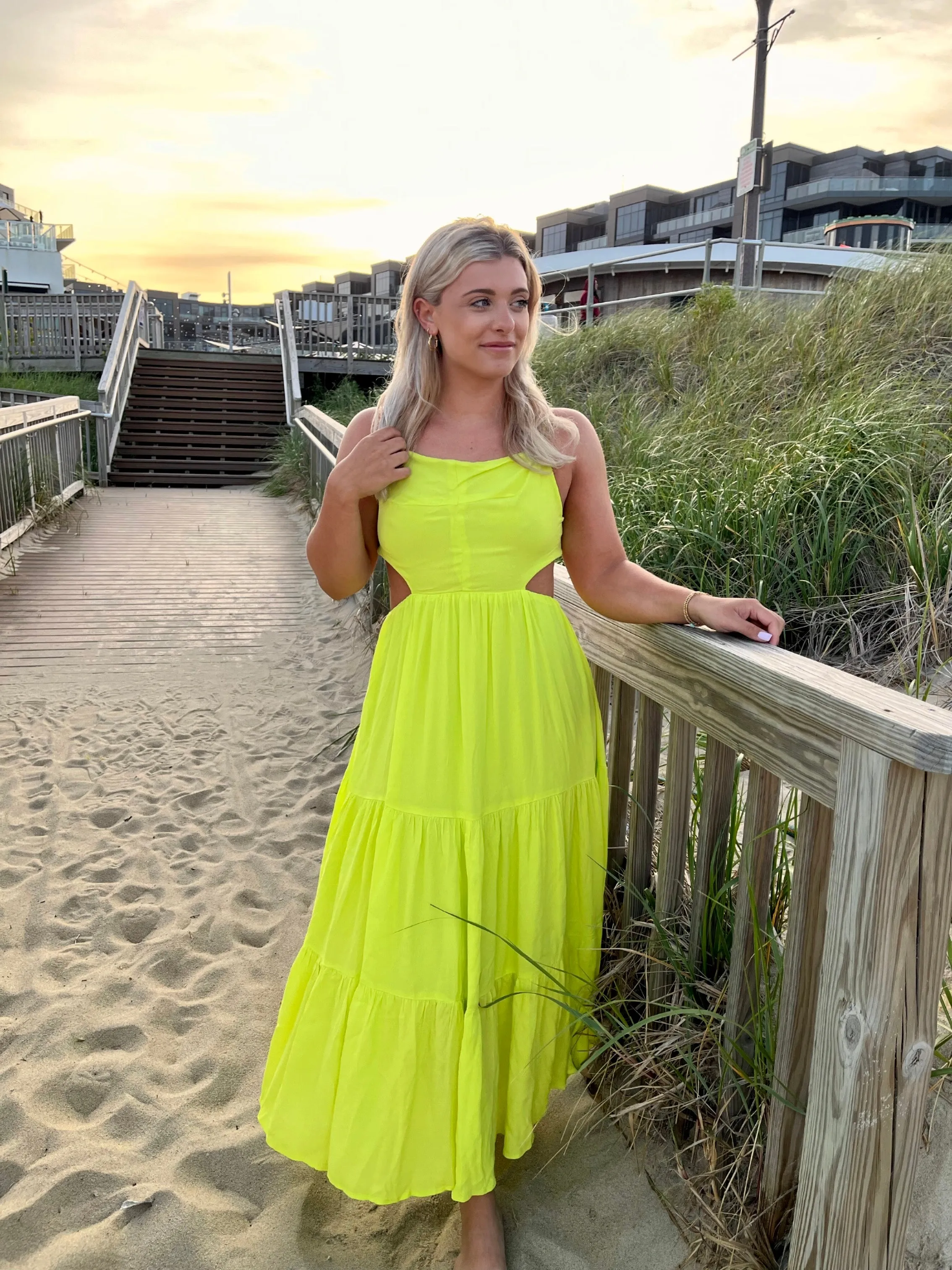 Twist Of Lime Dress