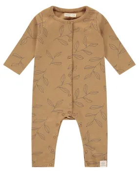 Vines Printed Snap Romper