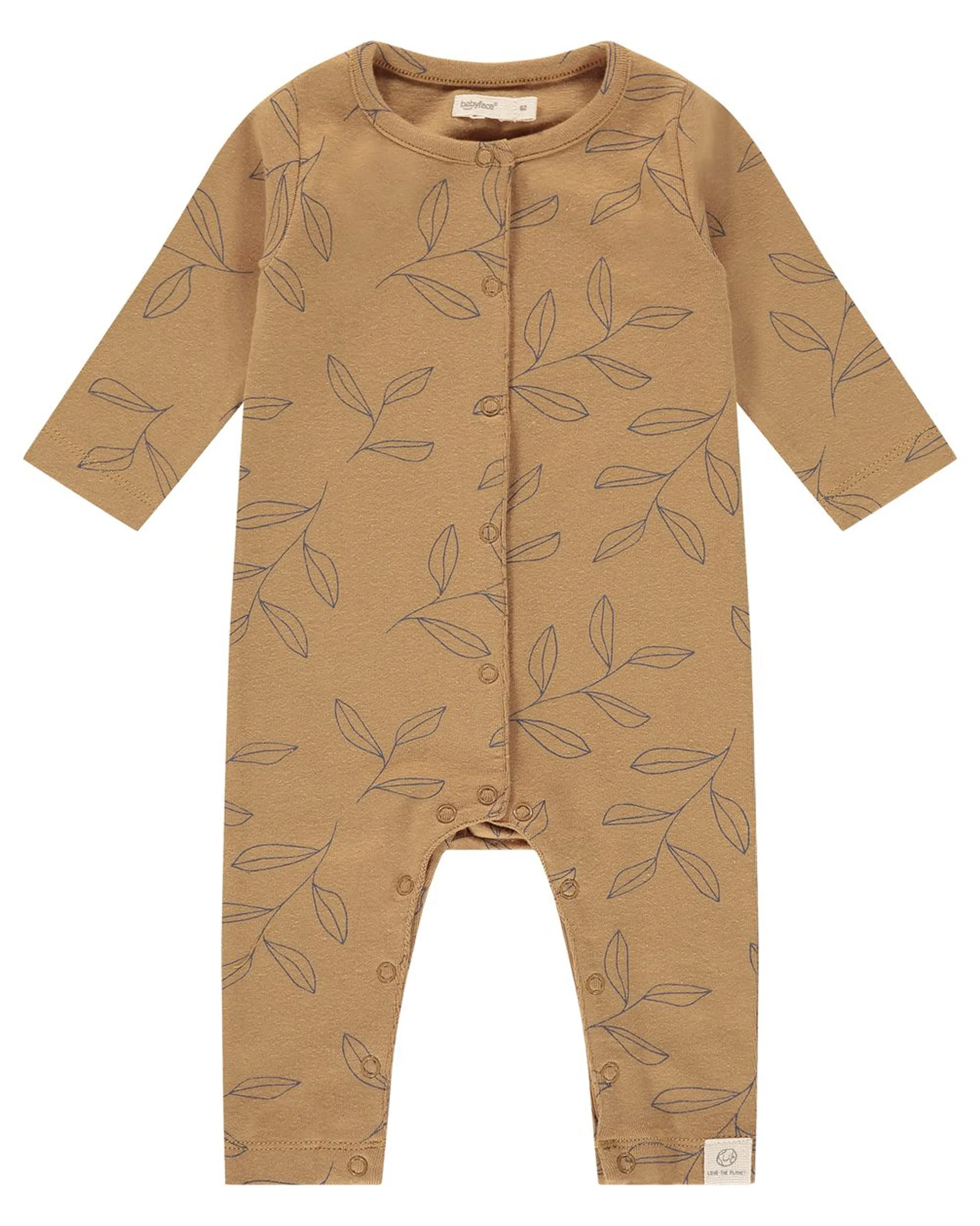 Vines Printed Snap Romper