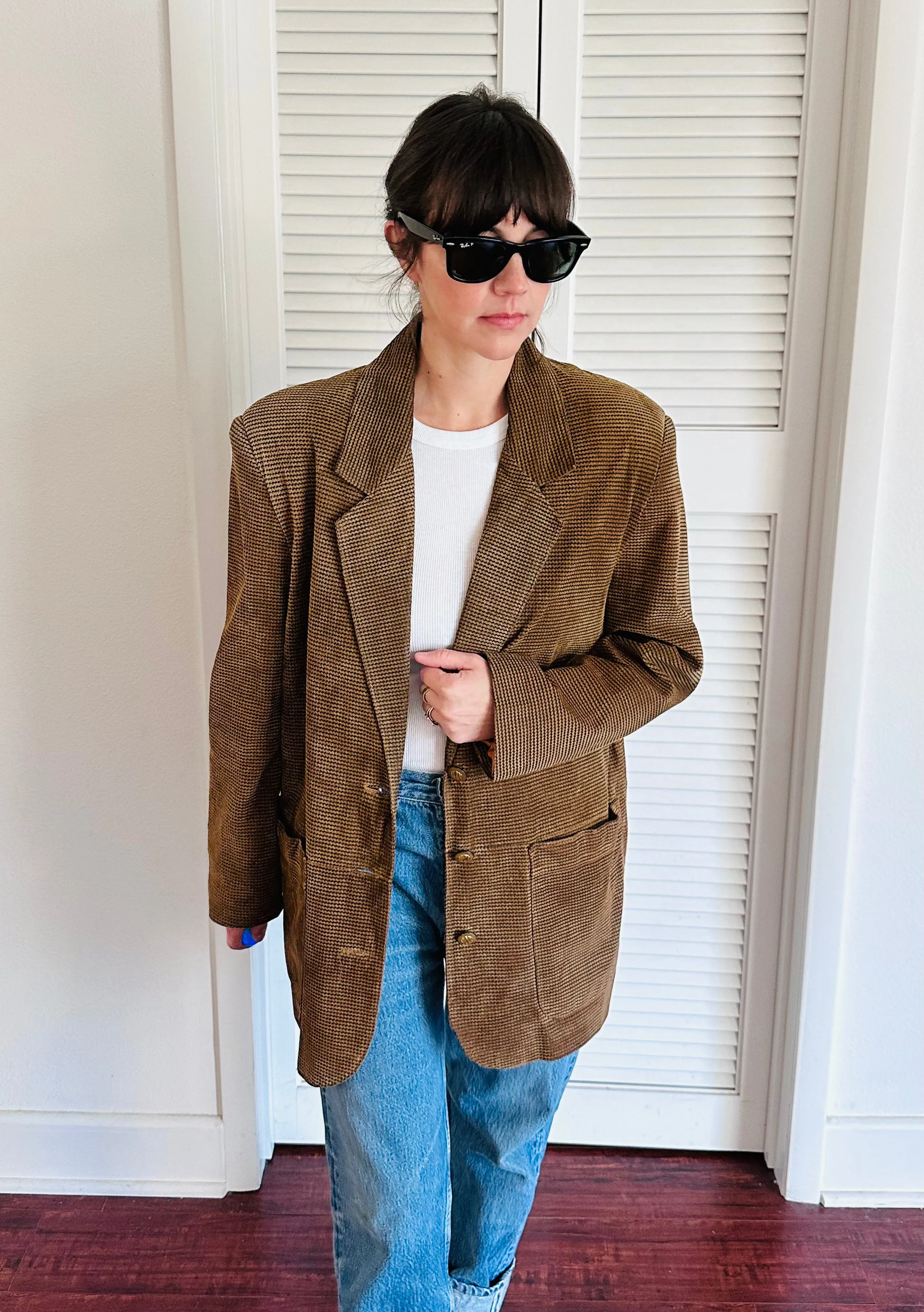 Vintage Suede Blazer