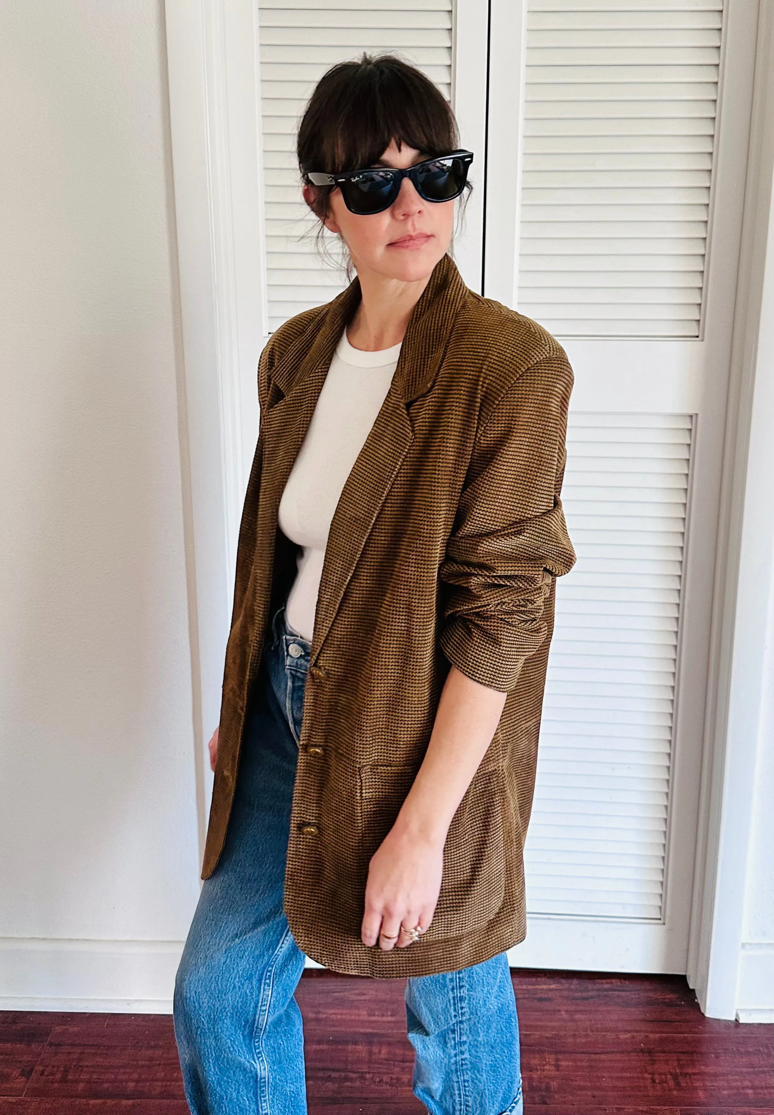 Vintage Suede Blazer