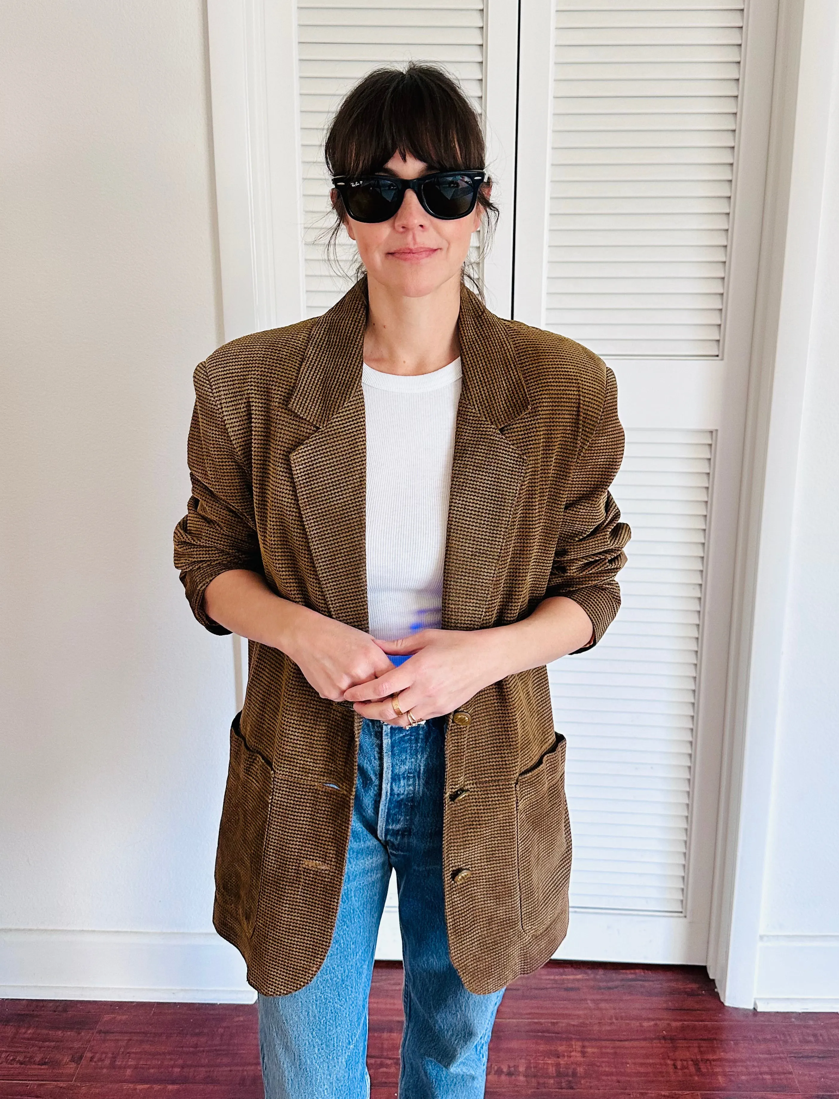 Vintage Suede Blazer