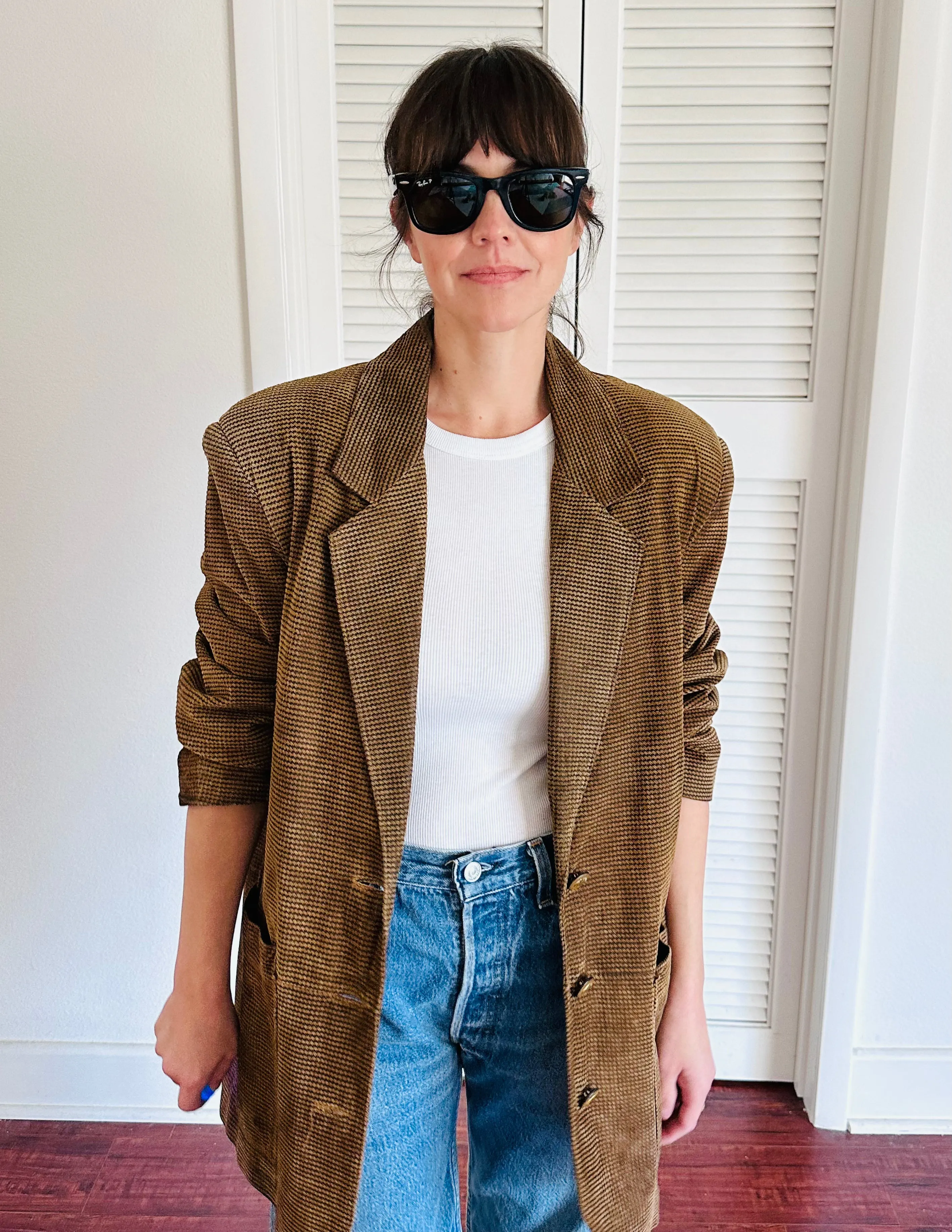 Vintage Suede Blazer