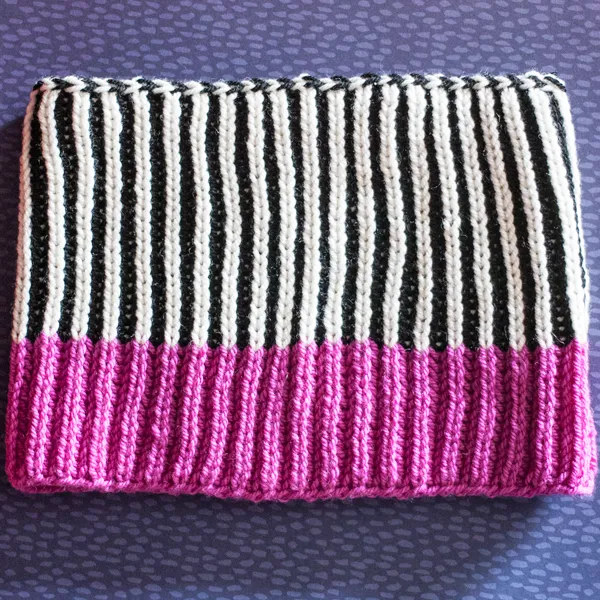 Wild Fiber Brioche Cowl PDF Knitting Pattern