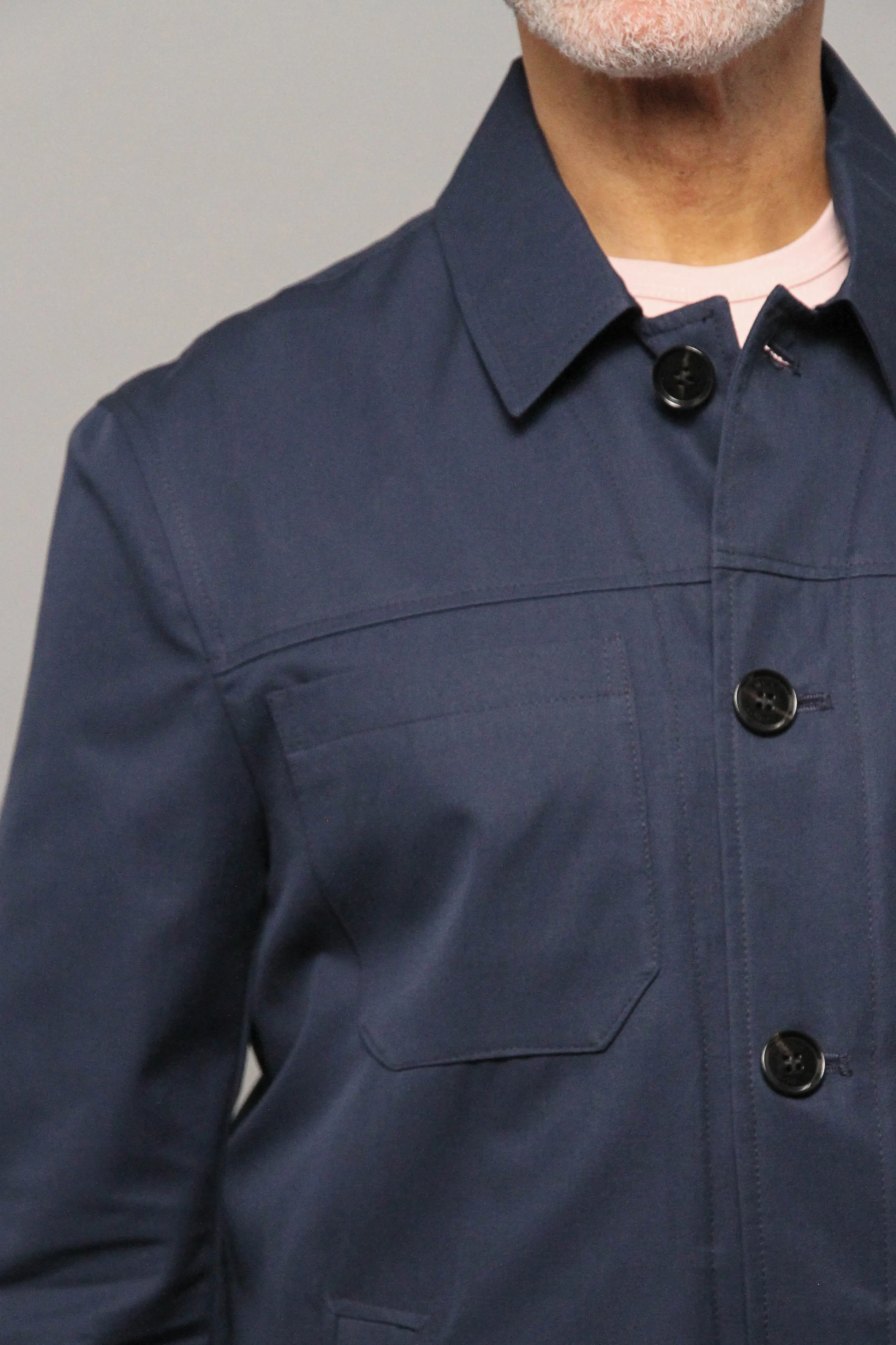 Wilkes Shacket Unlined - Navy Georgia