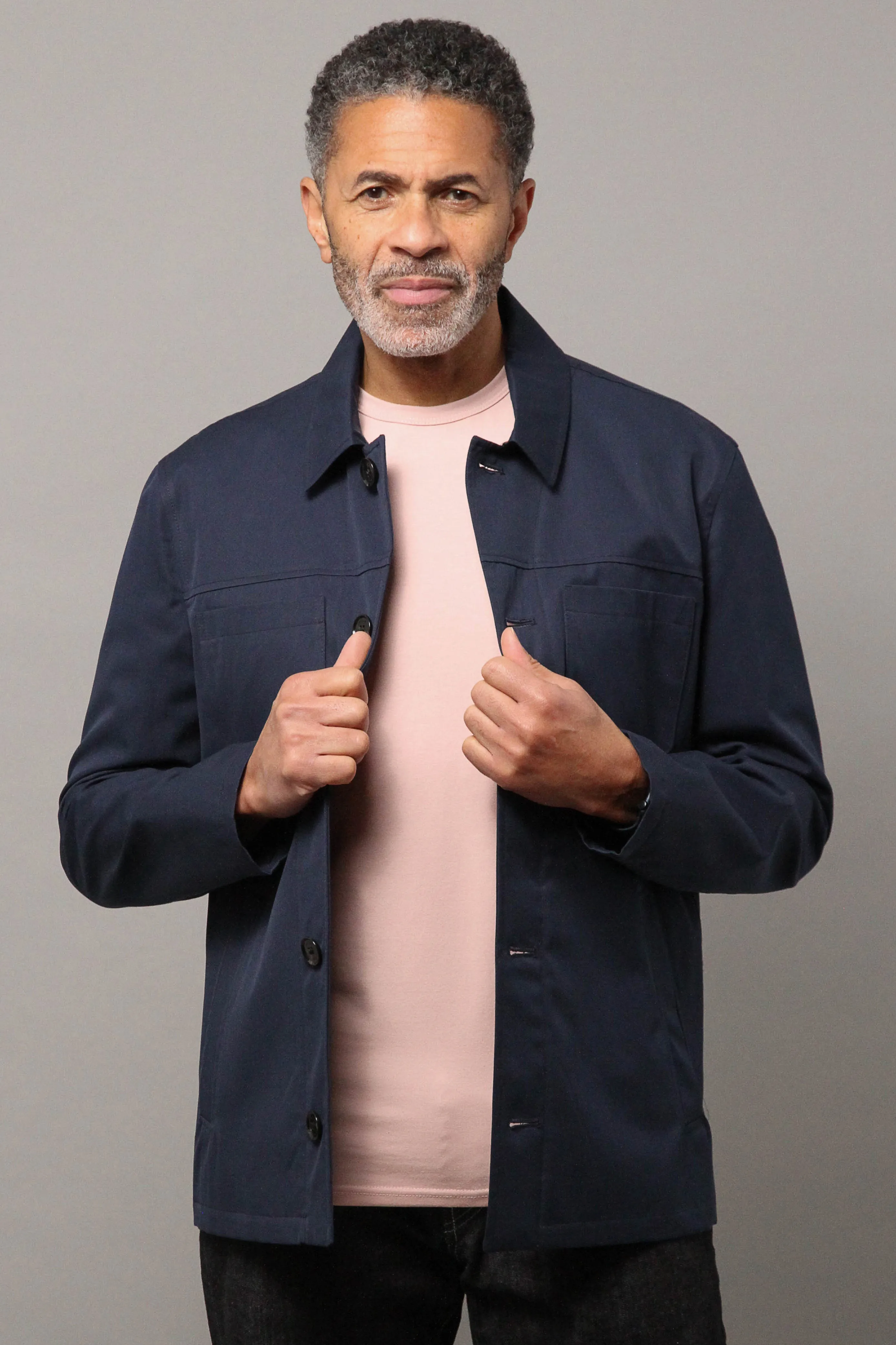 Wilkes Shacket Unlined - Navy Georgia