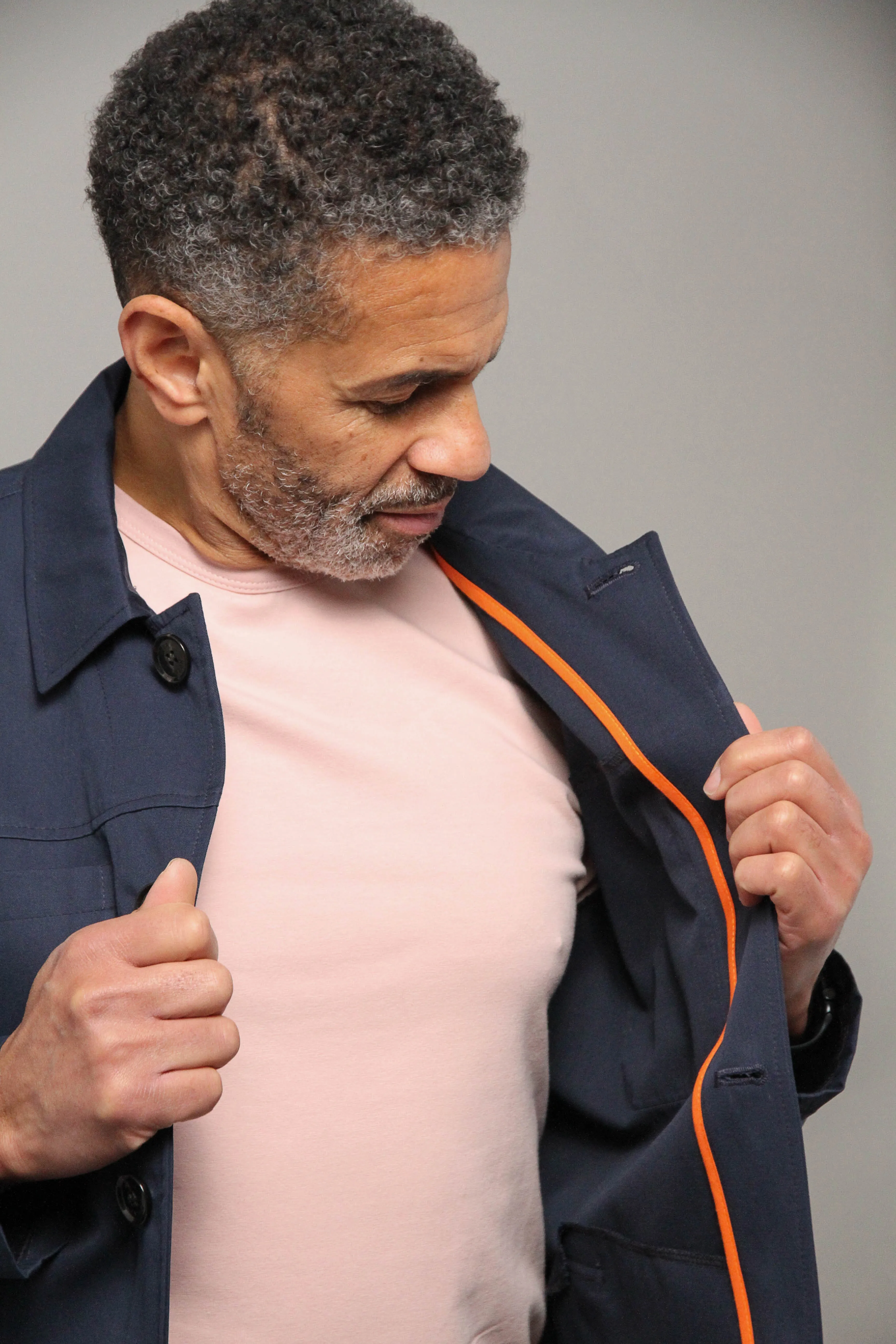 Wilkes Shacket Unlined - Navy Georgia